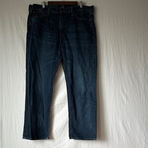 Lucky Brand Men's Deep Blue Relaxed Jeans